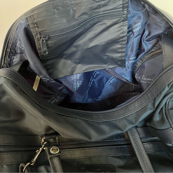 Vintage Pierre Cardin Nylon/Leather Duffel Bag - Picture 8 of 14